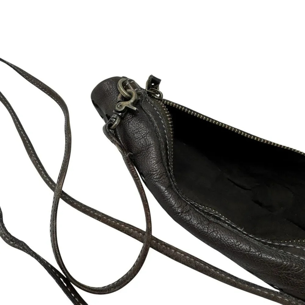 Latico Crossbody Shoulder Bag Small Purse Brown Butter Soft Leather Womens